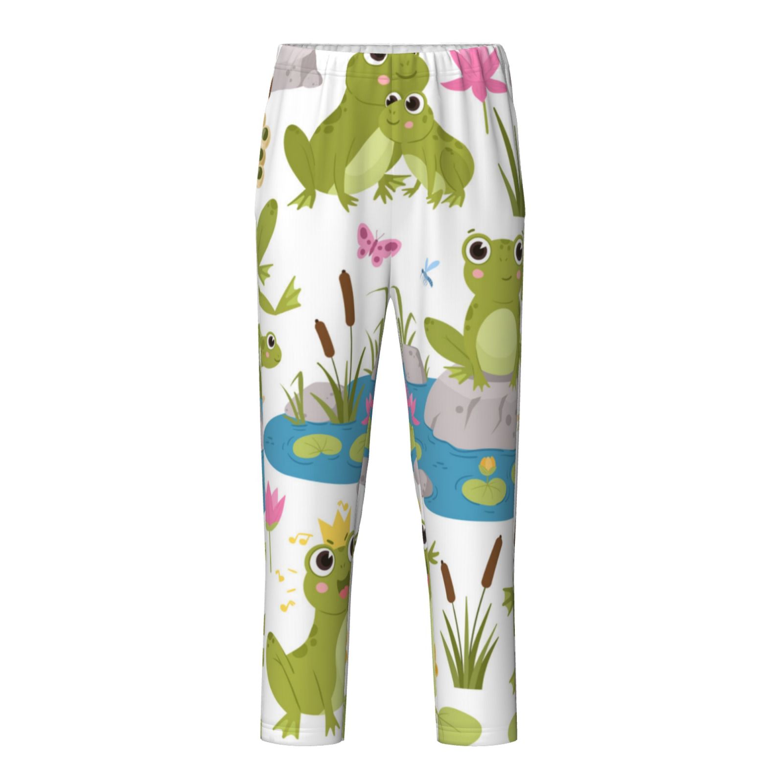 Bixox Cartoon Frogs Print Boys Pajama Pants Sleep Pants Soft Elastic ...
