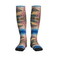 thumbnail image 1 of Bixox Cherry Blossoms Print Compression Socks,Compression Socks Women & Men Circulation for Medical,Running,Athletic, 1 of 7