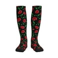 thumbnail image 1 of Bixox Cherry Print Compression Socks,Compression Socks Women & Men Circulation for Medical,Running,Athletic, 1 of 7