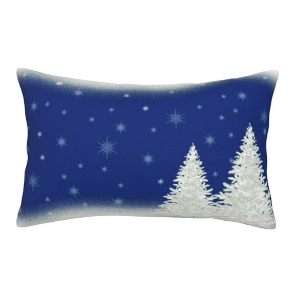 Bixox Christmas Fir Tree Printed Pillow Protector,Super Soft Ideal for Home,Guests,Rentals - 14"x20"