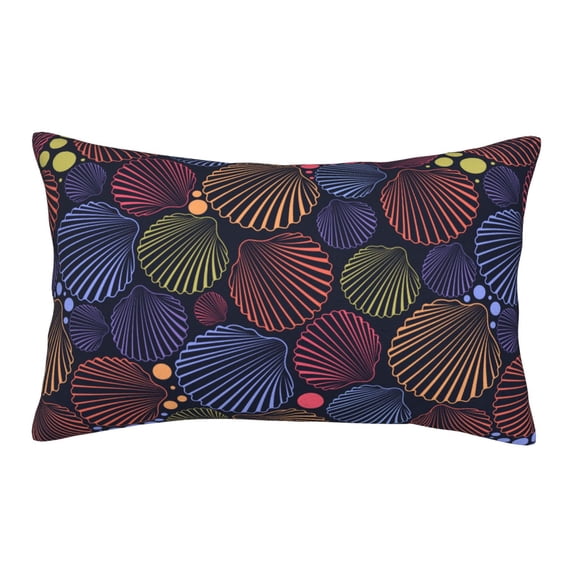 Bixox Colorful Shells Printed Pillow Protector,Super Soft Ideal for Home,Guests,Rentals - 20"x30"