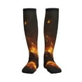 thumbnail image 1 of Bixox Cool Fire Man Print Compression Socks,Compression Socks Women & Men Circulation for Medical,Running,Athletic, 1 of 7