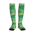 thumbnail image 1 of Bixox Crocodile And Bush Print Compression Socks,Compression Socks Women & Men Circulation for Medical,Running,Athletic, 1 of 7
