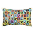 thumbnail image 1 of Bixox Cute Dogs Collage Printed Pillow Protector,Super Soft Ideal for Home,Guests,Rentals - 16"x24", 1 of 8
