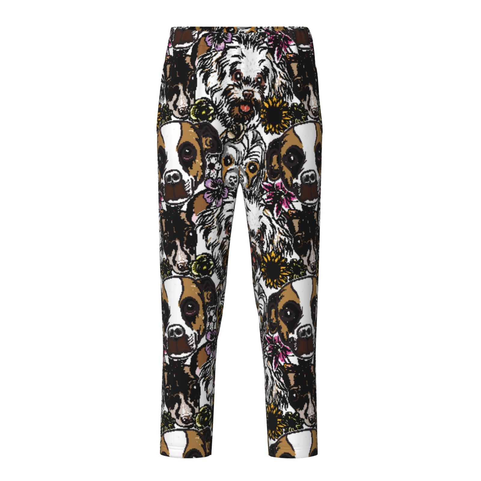 Bixox Cute Dogs Puppy2 Print Boys Pajama Pants Sleep Pants Soft Elastic ...