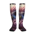 thumbnail image 1 of Bixox Cute Flower Owl Print Compression Socks,Compression Socks Women & Men Circulation for Medical,Running,Athletic, 1 of 7