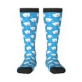 thumbnail image 1 of Bixox Cute Polar Bear Patterned Men's and Women's Knee Socks High Socks Outdoor Sports Socks, 1 of 5