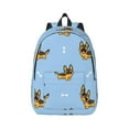 Bixox Cute Puppy Printing Canvas Backpack Lightweight Casual Travel