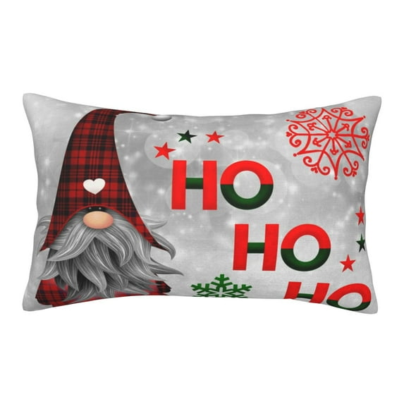 Bixox Cute Santa Printed Pillow Protector,Super Soft Ideal for Home,Guests,Rentals - 16"x24"
