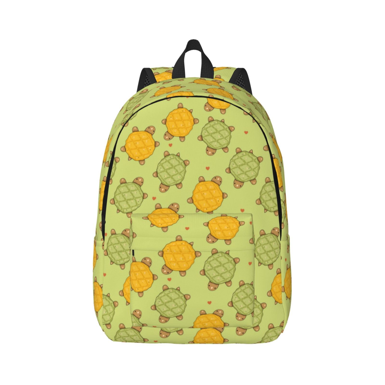 Bixox Cute Turtle Printing Canvas Backpack Lightweight Casual Travel