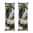 thumbnail image 1 of Bixox Daisy Guinea Pig Print Body Pillow Cover with Zipper Closure, Cozy Fuzzy Fleece Body Pillow Case Cover 20 x 54 Inches,Long Body Pillow Pillowcase, 1 of 6