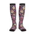 thumbnail image 1 of Bixox Doodles Wedding Print Compression Socks,Compression Socks Women & Men Circulation for Medical,Running,Athletic, 1 of 7