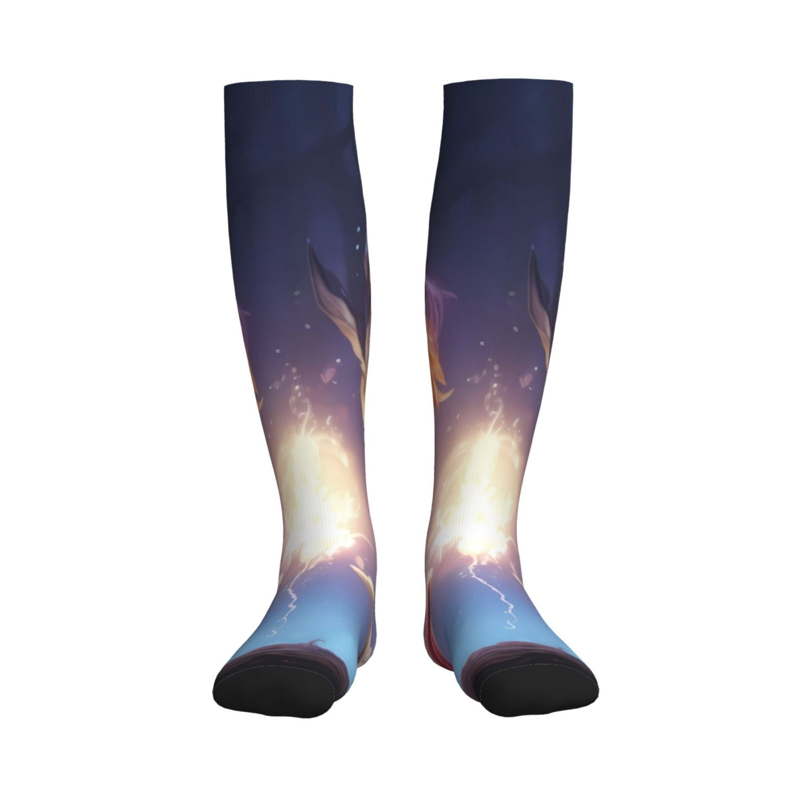 Bixox Dreamy Forest Elf Print Compression Socks,Compression Socks Women ...