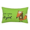 thumbnail image 1 of Bixox Drink Coffee And Do Good Printed Pillow Protector,Super Soft Ideal for Home,Guests,Rentals - 20"x30", 1 of 8