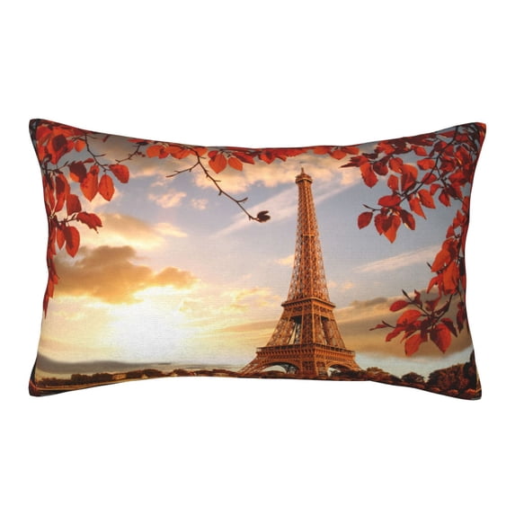 Bixox Eiffel Tower Printed Pillow Protector,Super Soft Ideal for Home,Guests,Rentals - 20"x30"