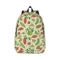 thumbnail image 1 of Bixox Finger Lime Fruits Printing Canvas Backpack Lightweight Casual Travel Backpack School Backpack Fits 15.6 Inch Notebook, 1 of 5