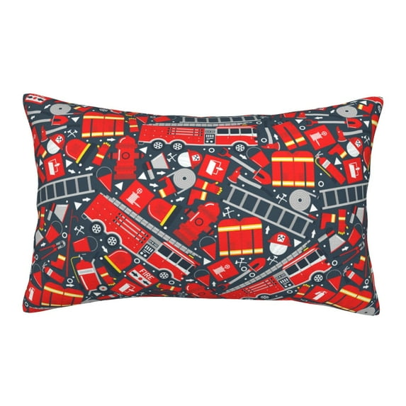 Bixox Fire Sign Printed Pillow Protector,Super Soft Ideal for Home,Guests,Rentals - 20"x30"