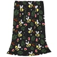 thumbnail image 1 of Bixox Fleece Blanket Bees Pattern Super Soft Double-Sided Microfiber Flannel Blanket for Sofa, Bed, Couch,Suitable for All Seasons - 60"x50", 1 of 5