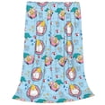 thumbnail image 1 of Bixox Fleece Blanket Gnome Pool Party Pattern Super Soft Double-Sided Microfiber Flannel Blanket for Sofa, Bed, Couch,Suitable for All Seasons - 60"x50", 1 of 5