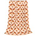 thumbnail image 1 of Bixox Fleece Blanket Hot Dog 2 Pattern Super Soft Double-Sided Microfiber Flannel Blanket for Sofa, Bed, Couch,Suitable for All Seasons -, 1 of 5