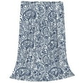 thumbnail image 1 of Bixox Fleece Blanket Paisley4 Pattern Super Soft Double-Sided Microfiber Flannel Blanket for Sofa, Bed, Couch,Suitable for All Seasons - 50"x40", 1 of 5