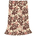 thumbnail image 1 of Bixox Fleece Blanket Snake Pattern Super Soft Double-Sided Microfiber Flannel Blanket for Sofa, Bed, Couch,Suitable for All Seasons - 50"x40", 1 of 5