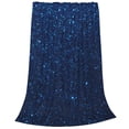 thumbnail image 1 of Bixox Fleece Blanket Sparkling Blue Glitter Pattern Super Soft Double-Sided Microfiber Flannel Blanket for Sofa, Bed, Couch,Suitable for All Seasons - 50"x40", 1 of 5