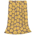 thumbnail image 1 of Bixox Fleece Blanket Sunflower Pattern Super Soft Double-Sided Microfiber Flannel Blanket for Sofa, Bed, Couch,Suitable for All Seasons - 60"x50", 1 of 5
