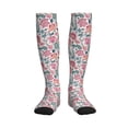 thumbnail image 1 of Bixox Flower Leaves Print Compression Socks,Compression Socks Women & Men Circulation for Medical,Running,Athletic, 1 of 7