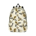 thumbnail image 1 of Bixox Flying Bees1 Printing Canvas Backpack Lightweight Casual Travel Backpack School Backpack Fits 15.6 Inch Notebook, 1 of 5