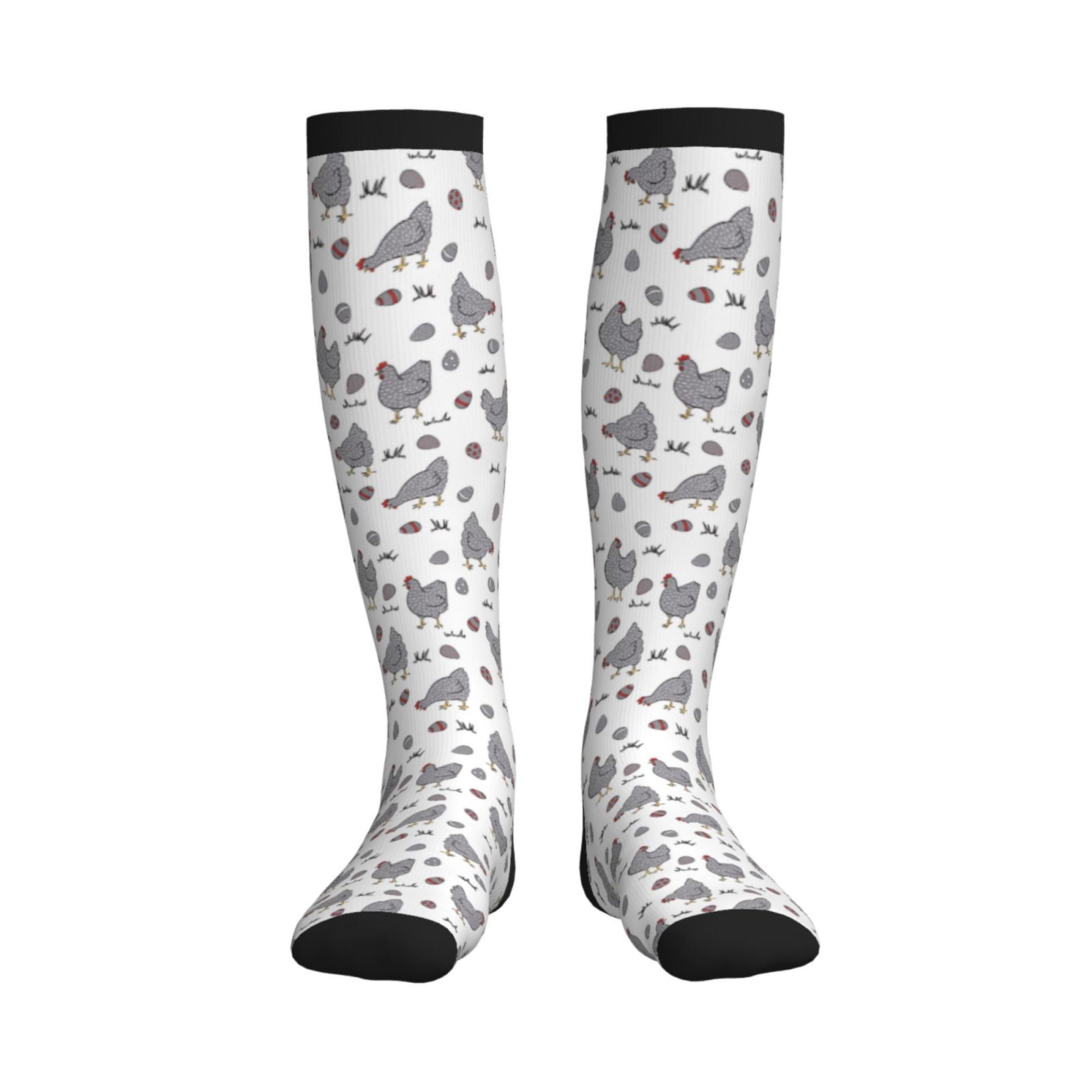 Chicken Compression Bixox Funny Chicken Print Compression Socks,Compression Socks Women ...