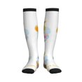thumbnail image 1 of Bixox Gnomes Honey Bee Print Compression Socks,Compression Socks Women & Men Circulation for Medical,Running,Athletic, 1 of 7