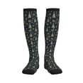 thumbnail image 1 of Bixox Gold Snowflake Christmas Tree Print Compression Socks,Compression Socks Women & Men Circulation for Medical,Running,Athletic, 1 of 7
