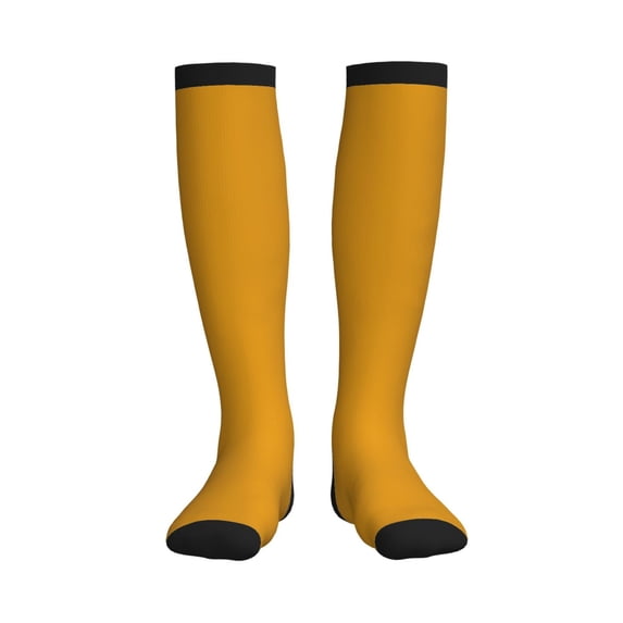 Bixox Goldenrod Print Compression Socks,Compression Socks Women & Men Circulation for Medical,Running,Athletic