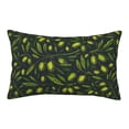 thumbnail image 1 of Bixox Green Branch Olive Printed Pillow Protector,Super Soft Ideal for Home,Guests,Rentals - 14"x20", 1 of 8