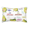 thumbnail image 1 of Bixox Happy Avocado Printed Pillow Protector,Super Soft Ideal for Home,Guests,Rentals - 14"x20", 1 of 8