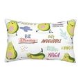 thumbnail image 1 of Bixox Happy Avocado Printed Pillow Protector,Super Soft Ideal for Home,Guests,Rentals - 20"x30", 1 of 8