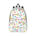 thumbnail image 1 of Bixox Happy Easter Printing Canvas Backpack Lightweight Casual Travel Backpack School Backpack Fits 15.6 Inch Notebook, 1 of 5