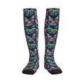 thumbnail image 1 of Bixox Happy Kitten Faces Print Compression Socks,Compression Socks Women & Men Circulation for Medical,Running,Athletic, 1 of 7
