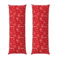 thumbnail image 1 of Bixox Hohoho1 Print Body Pillow Cover with Zipper Closure, Cozy Fuzzy Fleece Body Pillow Case Cover 20 x 54 Inches,Long Body Pillow Pillowcase, 1 of 6