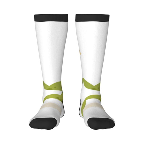 Bixox Hunting Frog Patterned Men's and Women's Knee Socks High Socks Outdoor Sports Socks