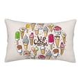 thumbnail image 1 of Bixox Ice Cream Printed Pillow Protector,Super Soft Ideal for Home,Guests,Rentals - 20"x30", 1 of 8