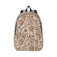 thumbnail image 1 of Bixox Indian Paisley1 Printing Canvas Backpack Lightweight Casual Travel Backpack School Backpack Fits 15.6 Inch Notebook, 1 of 1