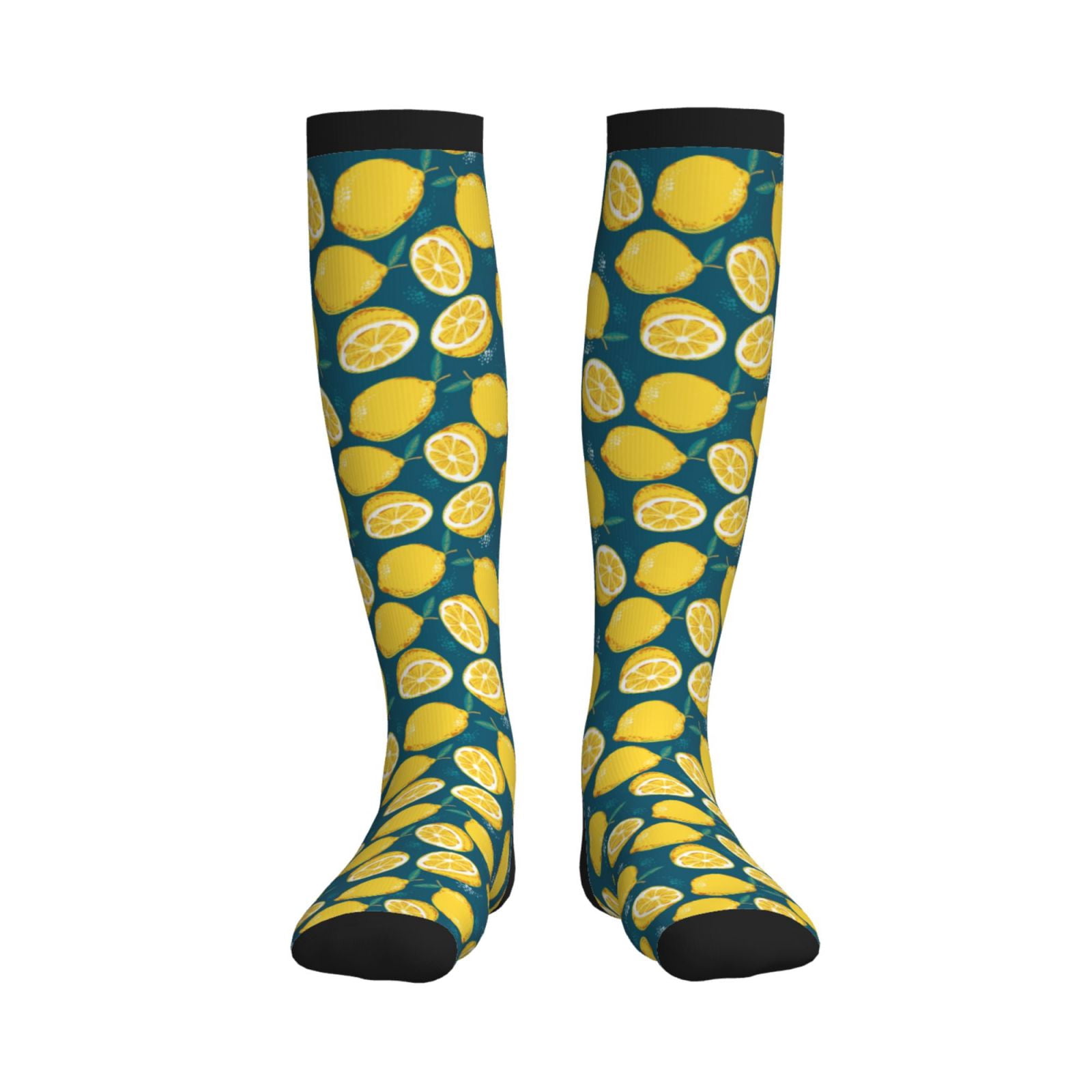 Bixox Lemon Print Compression Socks,Compression Socks Women & Men ...