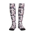 thumbnail image 1 of Bixox Lilies Flowers Print Compression Socks,Compression Socks Women & Men Circulation for Medical,Running,Athletic, 1 of 7