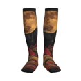 thumbnail image 1 of Bixox Lunar Mountains Golden Rivers Print Compression Socks,Compression Socks Women & Men Circulation for Medical,Running,Athletic, 1 of 7
