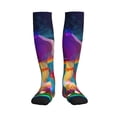 thumbnail image 1 of Bixox Magic Mushrooms ,Fireflies Print Compression Socks,Compression Socks Women & Men Circulation for Medical,Running,Athletic, 1 of 7