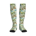 thumbnail image 1 of Bixox Meadow Plants And Butterflies Print Compression Socks,Compression Socks Women & Men Circulation for Medical,Running,Athletic, 1 of 7