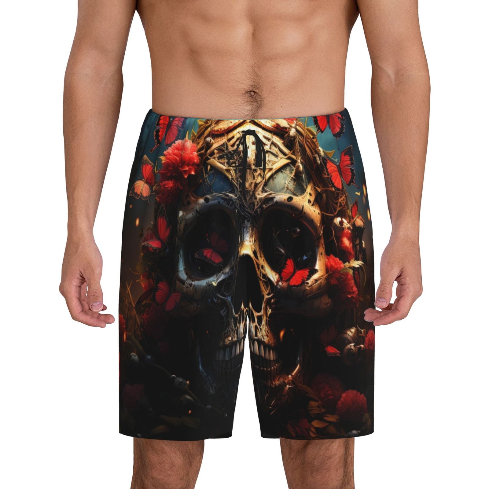 Sunflower With Bird And Butterfly Men's Shorts