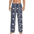 thumbnail image 1 of Bixox Men's Bamboo Panda Patterned Pajama Pants with Pockets Lounge Clothes for Home, 1 of 5